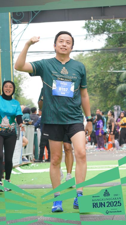 Race photo from Mangkunegaran Run 2025