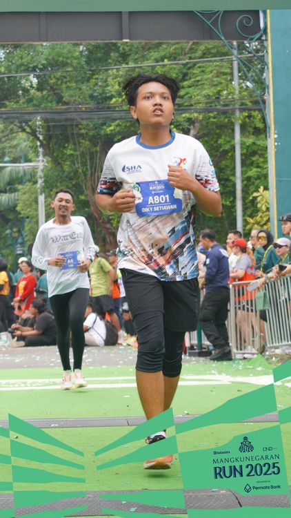 Race photo from Mangkunegaran Run 2025