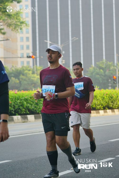 Race photo from Nu Skin Run 10K