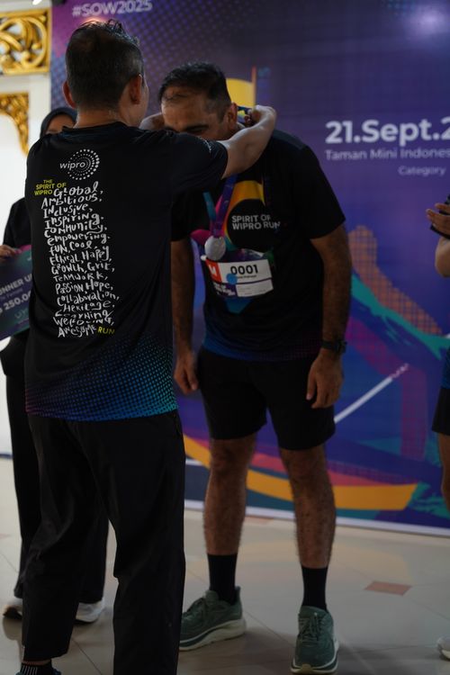 Race photo from WIPRO RUN 2025 - Vitalis Unza 20th Anniversary