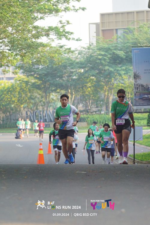 Race photo from BAF LIONS RUN 2024
