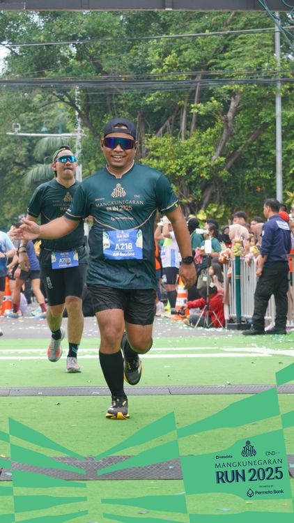 Race photo from Mangkunegaran Run 2025