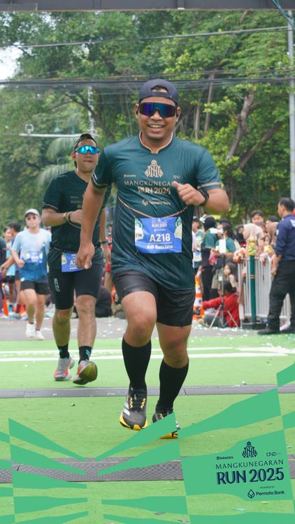 Race photo from Mangkunegaran Run 2025