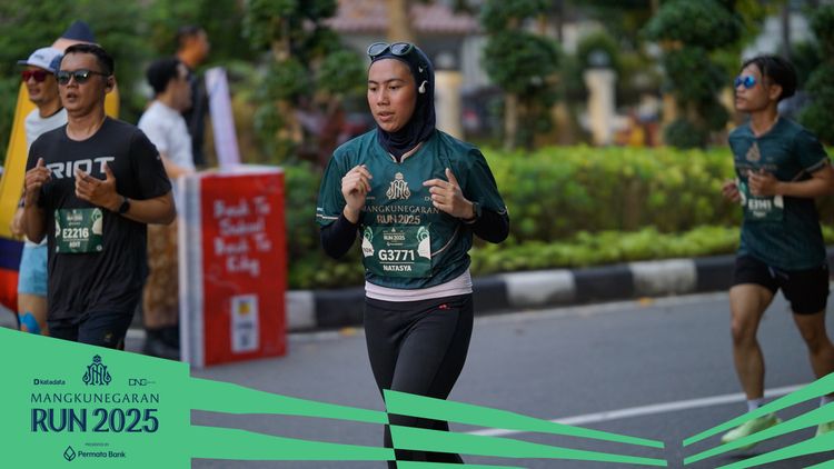 Race photo from Mangkunegaran Run 2025