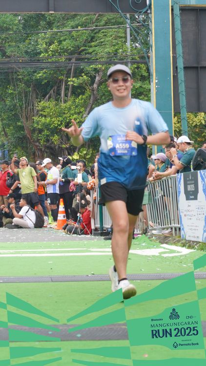 Race photo from Mangkunegaran Run 2025
