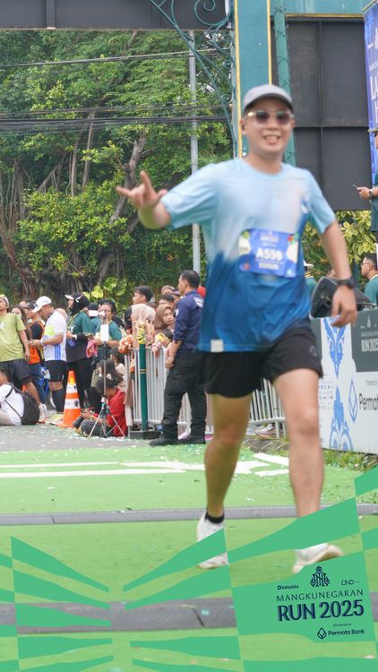 Race photo from Mangkunegaran Run 2025