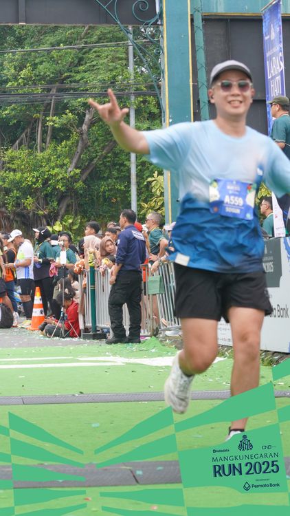 Race photo from Mangkunegaran Run 2025