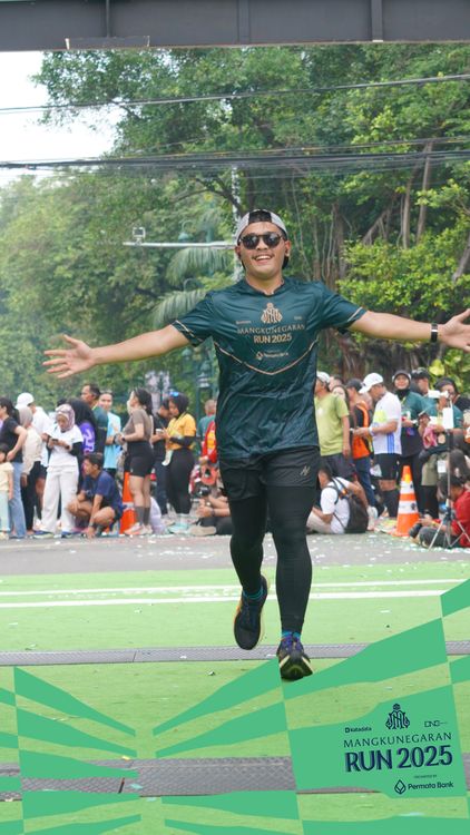 Race photo from Mangkunegaran Run 2025
