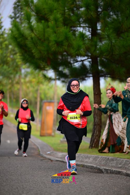 Race photo from CISANGKAN KBP CITY RUN 2025