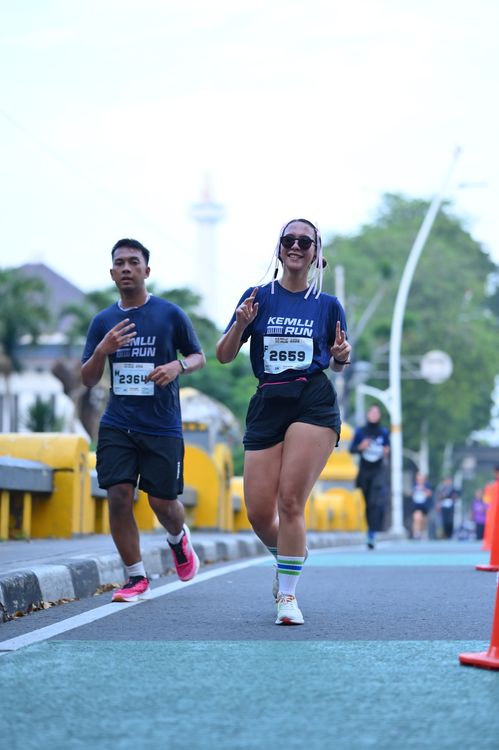 Race photo from KEMLU RUN 2025