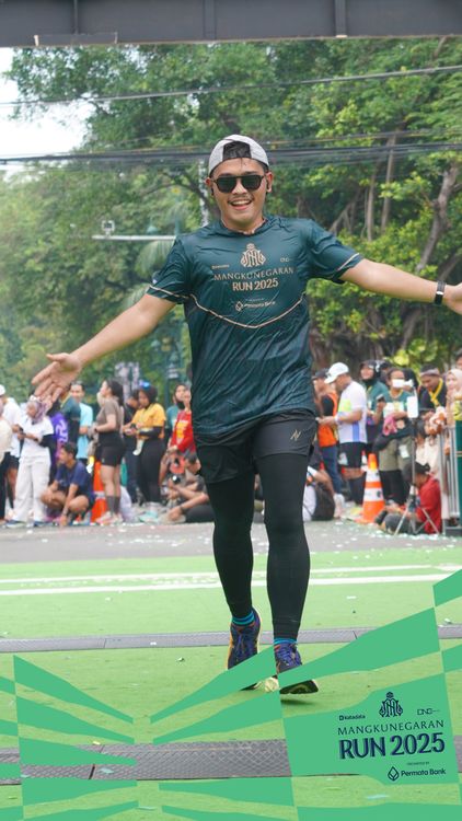 Race photo from Mangkunegaran Run 2025