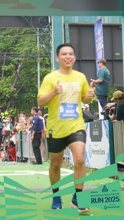 Race photo from Mangkunegaran Run 2025