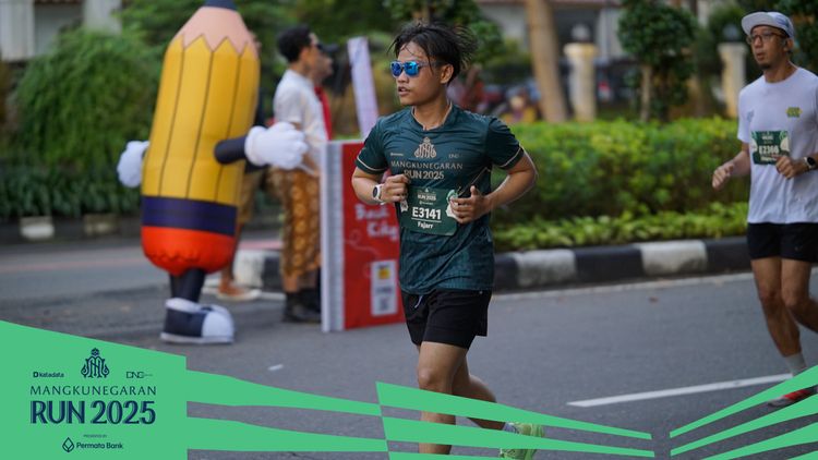 Race photo from Mangkunegaran Run 2025