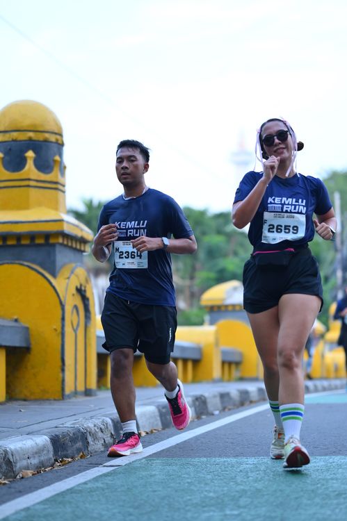 Race photo from KEMLU RUN 2025