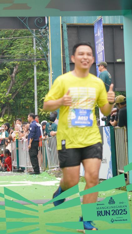 Race photo from Mangkunegaran Run 2025