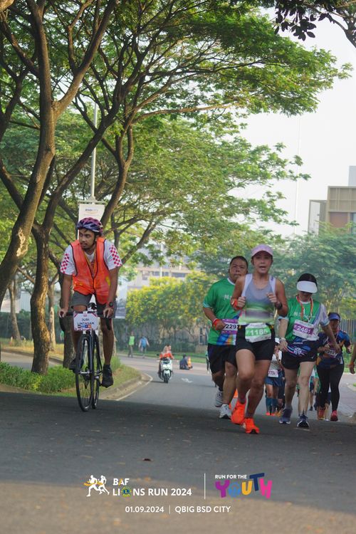 Race photo from BAF LIONS RUN 2024