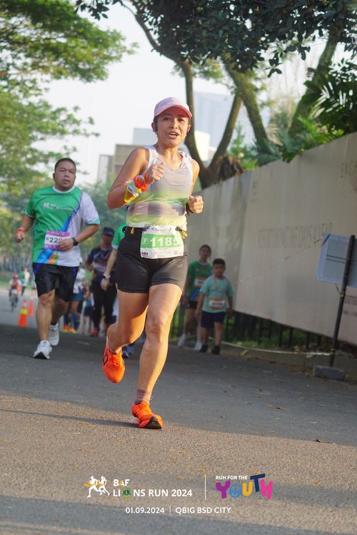Race photo from BAF LIONS RUN 2024