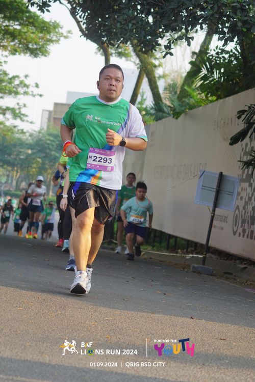 Race photo from BAF LIONS RUN 2024