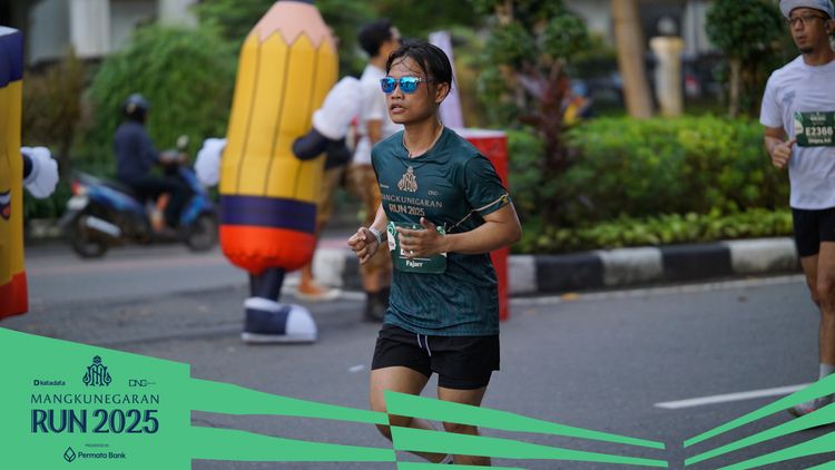 Race photo from Mangkunegaran Run 2025