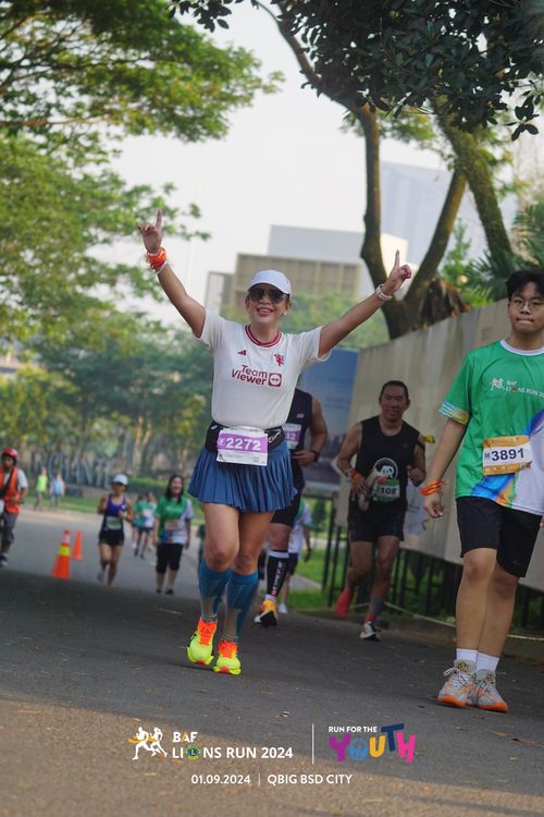 Race photo from BAF LIONS RUN 2024