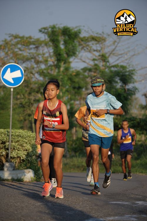 Race photo from Kelud Vertical Challenge 2024
