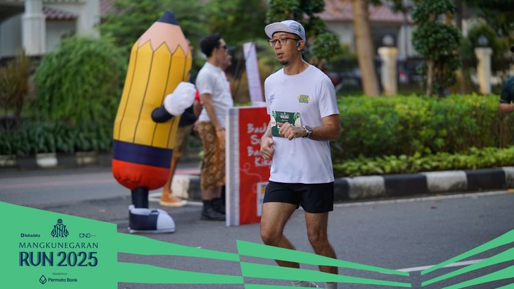 Race photo from Mangkunegaran Run 2025