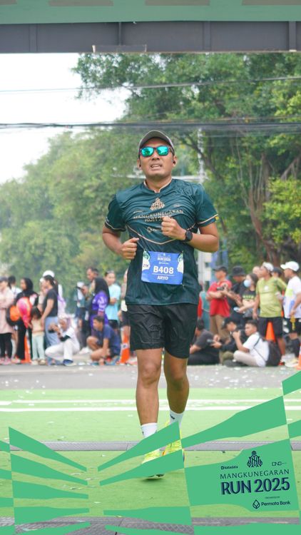 Race photo from Mangkunegaran Run 2025