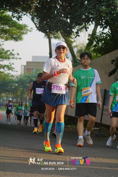 Race photo from BAF LIONS RUN 2024