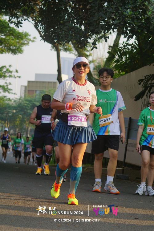 Race photo from BAF LIONS RUN 2024
