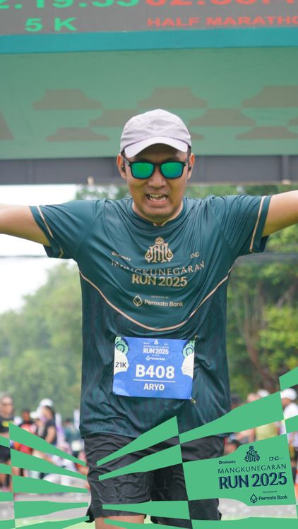Race photo from Mangkunegaran Run 2025