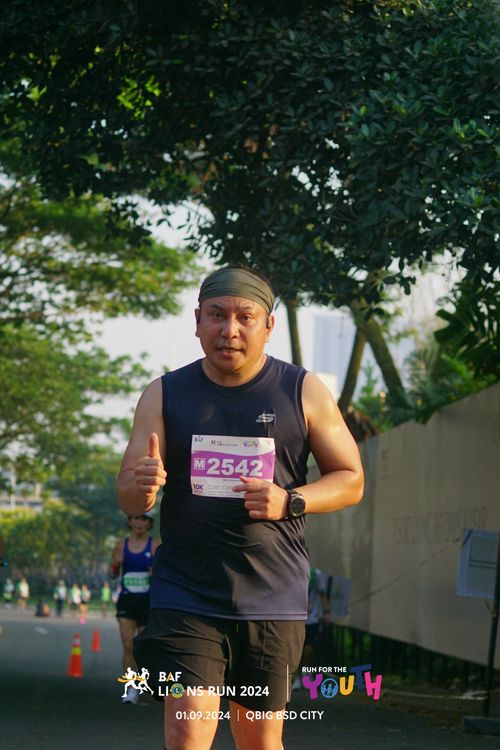 Race photo from BAF LIONS RUN 2024