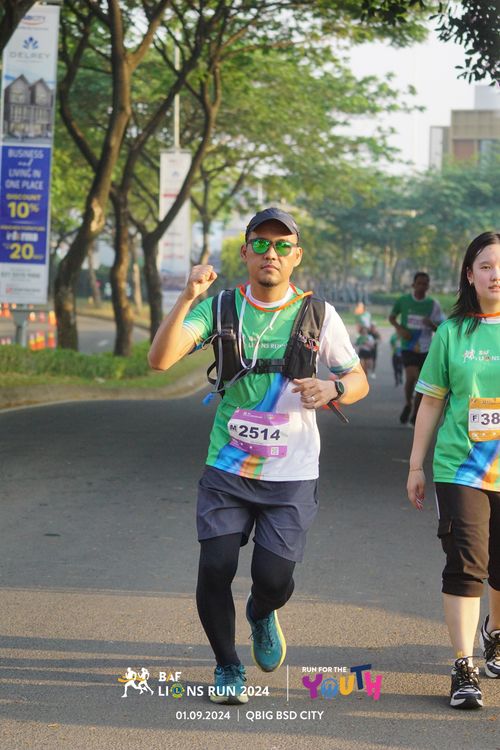 Race photo from BAF LIONS RUN 2024