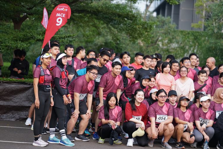 Race photo from Assurance Fun Run 2024