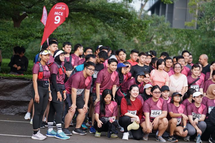 Race photo from Assurance Fun Run 2024