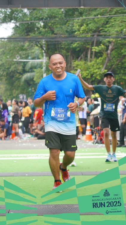 Race photo from Mangkunegaran Run 2025