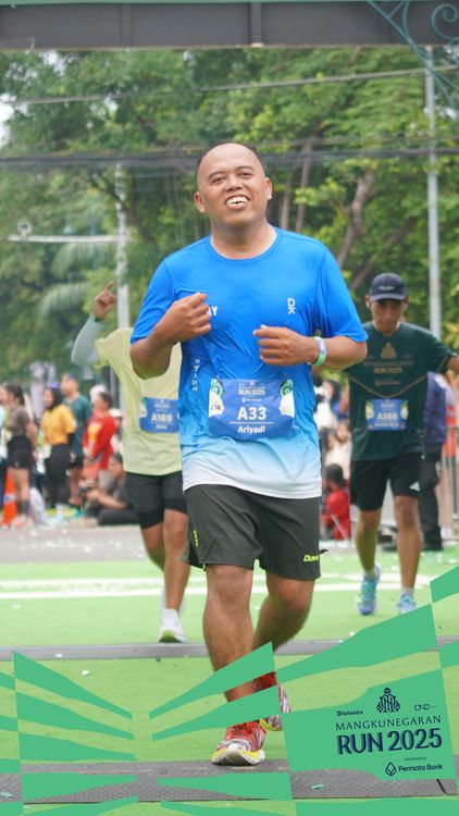 Race photo from Mangkunegaran Run 2025