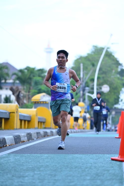 Race photo from KEMLU RUN 2025