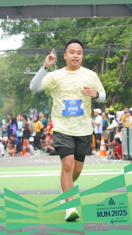 Race photo from Mangkunegaran Run 2025