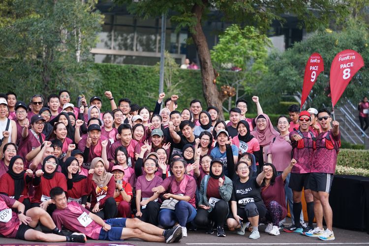 Race photo from Assurance Fun Run 2024