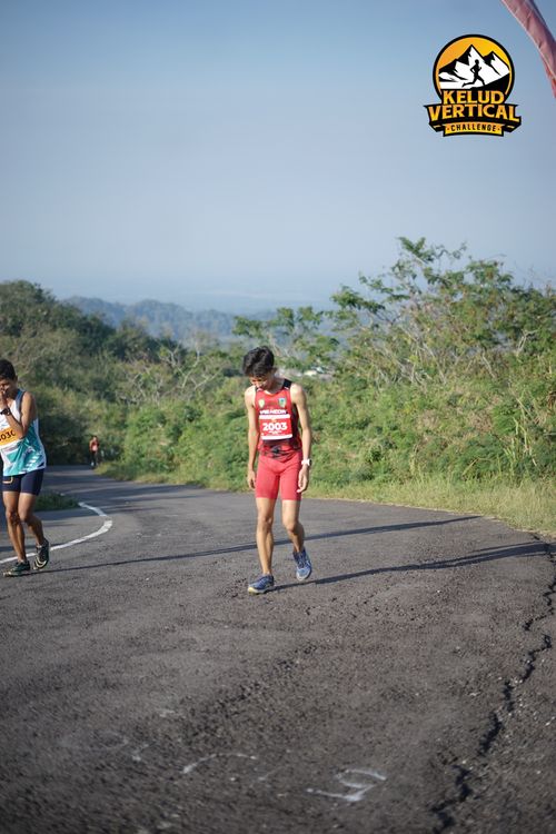 Race photo from Kelud Vertical Challenge 2024