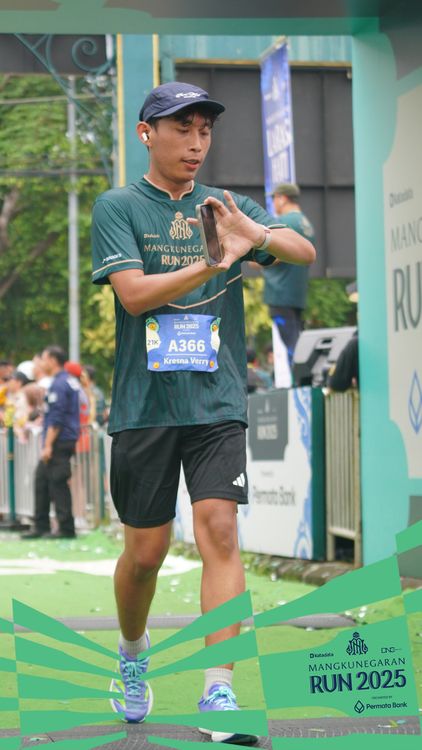 Race photo from Mangkunegaran Run 2025