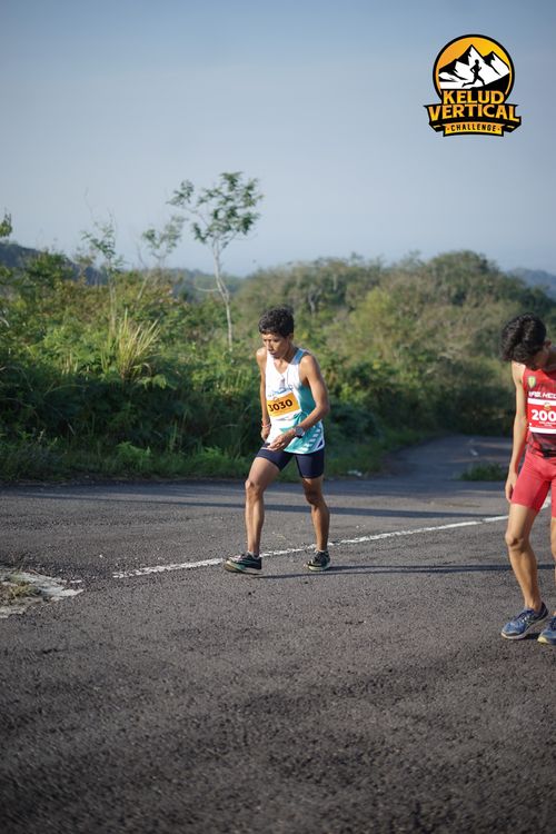 Race photo from Kelud Vertical Challenge 2024