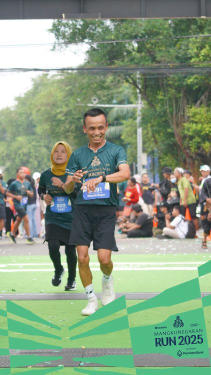 Race photo from Mangkunegaran Run 2025