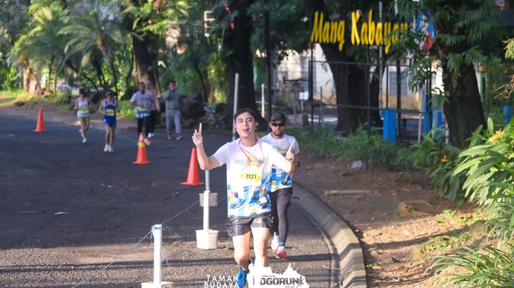 Race photo from Taman Budaya x BOGORUN 2025