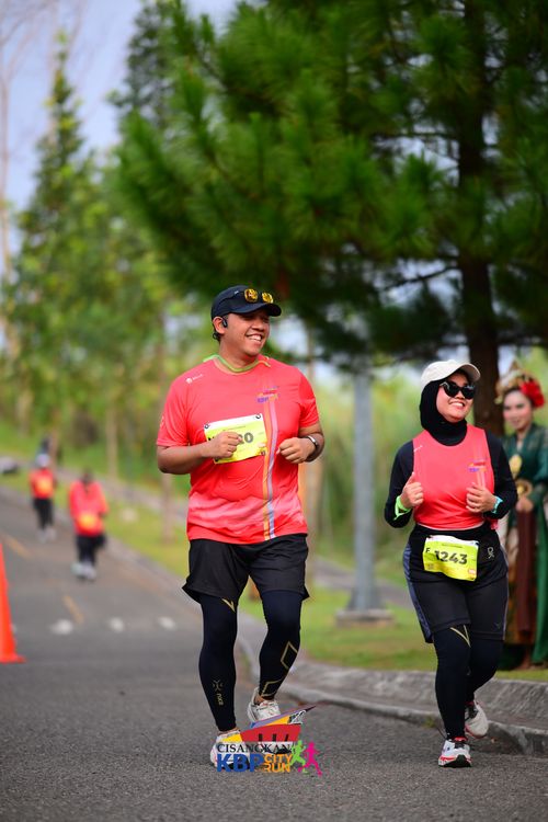 Race photo from CISANGKAN KBP CITY RUN 2025