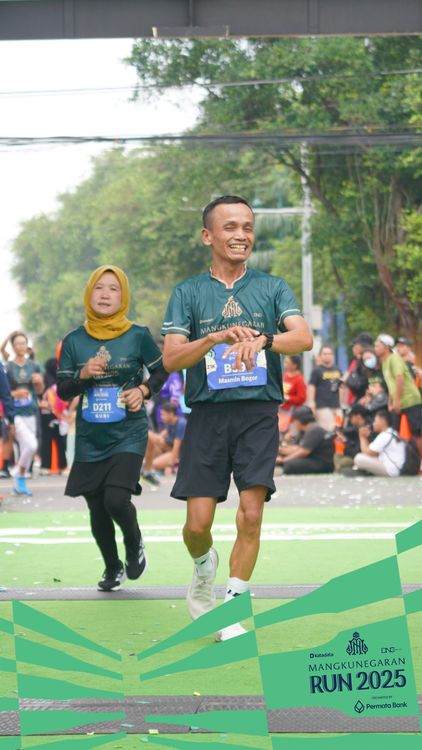 Race photo from Mangkunegaran Run 2025