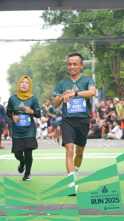 Race photo from Mangkunegaran Run 2025