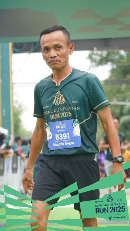 Race photo from Mangkunegaran Run 2025