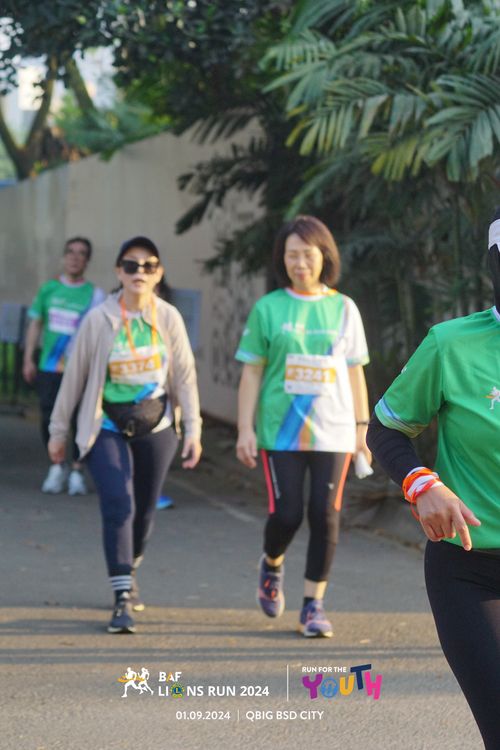 Race photo from BAF LIONS RUN 2024