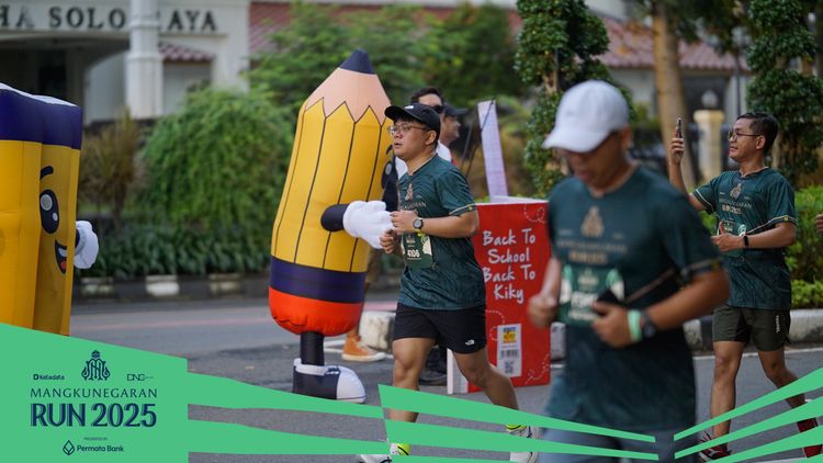 Race photo from Mangkunegaran Run 2025